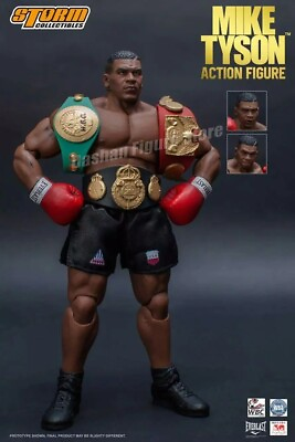 #ad #ad Boxing King Mike Tyson Action Figure Toy Model 18CM Doll With Belt Toys Gifts $26.87