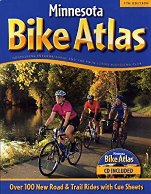 #ad Minnesota Bike Atlas W CD Paperback Twin Cities Bicycling Club $9.00