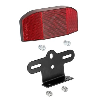 #ad Rack Reflector Bike Parts Includes Stand Rear Tail Light For All Bikes $10.50