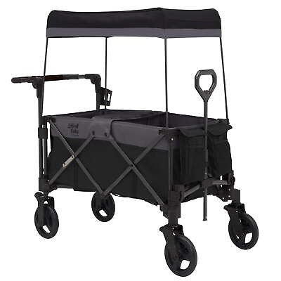 #ad Little Folks by Delta Children City Wagon Cruiser Stroller Black $169.99