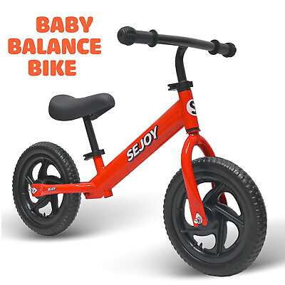 #ad Toddler Balance Bike Lightweight 12”No Pedal Adjustable Training Bicycle for Kid $49.99