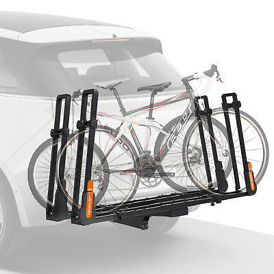 #ad #ad TOOENJOY 2quot; Receiver Pop up Pin Hitch Mount Platform w Two Foldable Bike Racks $309.99