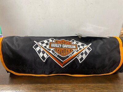#ad NEW* Harley Davidson Indoor Outdoor Motorcycle Cover Bike Weather Proof Roll Up $59.95