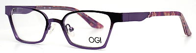 #ad OGI OK105 488 Purple Girls Kids Cat Eye Full Rim Eyeglasses 42 16 120 B:28 $45.99