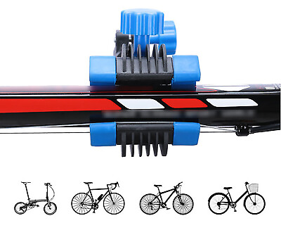 #ad Wall Mount Bicycle Stand Clamp Storage Hanger Display Rack Tool Folding Bike $27.56