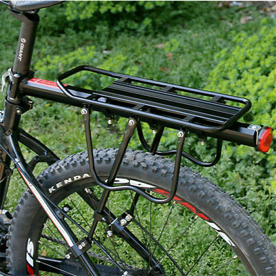 #ad Heavy Duty Back Rear Rack Alloy Bike MTB Bicycle Seat Holder Cargo Carrier 50KG $25.91