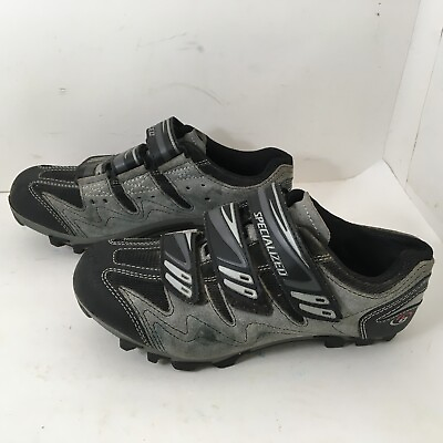 #ad Specialized Mountain Bike Shoes Men#x27;s Size 6 Suede 6114 4539 Strap Close $9.95