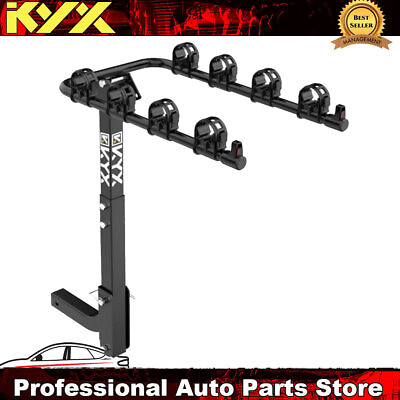 For Car SUV Rack Folding Bicycle Carrier Hitch Mount 2quot; Receiver 4 Bike Black $72.19