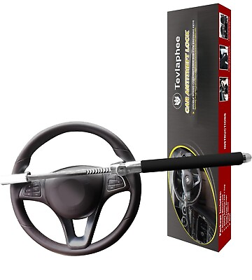 #ad Tevlaphee Steering Wheel Lock Anti Theft Car Device Universal Theft Prevention $33.71