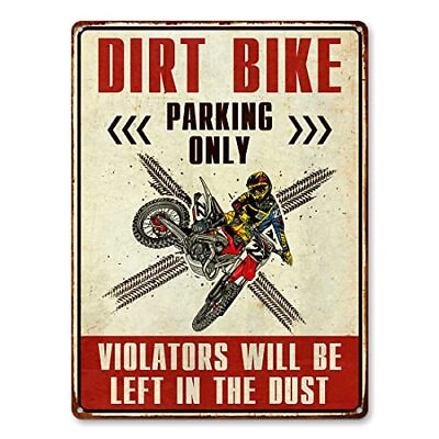 #ad Dirt Bike Sign Decor For Boy Dirtbike Accessories For Men Motorcross Gifts For M $15.50