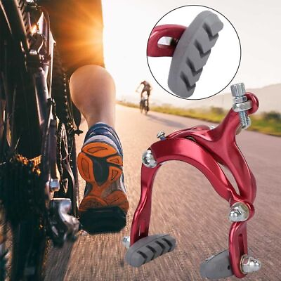 #ad #ad Outdoor Cycling Bicycle Highway Brake Kit Road Mountain Bike Accessories red $18.30