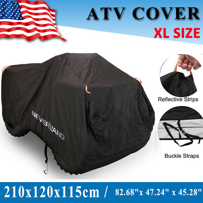 #ad #ad Waterproof ATV Cover Storage Quad Bike For Honda Kawasaki Suzuki Yamaha Polaris $27.59