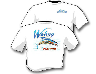 #ad Wahoo Fishing t shirtSalwater fishoceanlifeoffshoresport fishsaltocean $13.77