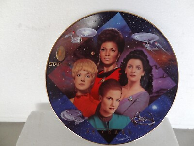 #ad Star Trek Women Of Star Trek: 30 Years Hamilton Plate Collection $12.95