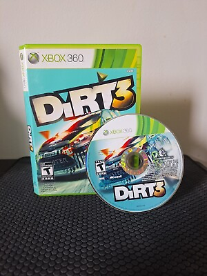 #ad DiRT 3 Microsoft Xbox 360 2011 Cleaned And Tested C $3.99