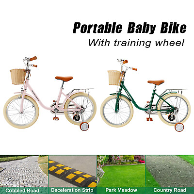#ad 18#x27;#x27; Kid#x27;s Bike Child Bicycle for Ages 7 9 Years Boys and Girls with Basket R $123.88