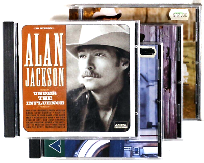 #ad #ad Alan Jackson Lot of 4 CDs Here In The Real World What I Do Under The Influence AU $44.00