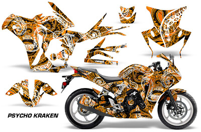 #ad Street Bike Graphics Kit Decal Sticker For Honda CBR250R 10 13 PSYKRKN K ORG $299.97