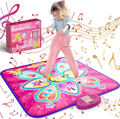 #ad #ad Dance Mat Toys for 3 4 5 6 7 8 9 10 Year Old Girls Birthday Gifts Musical Girl $19.40