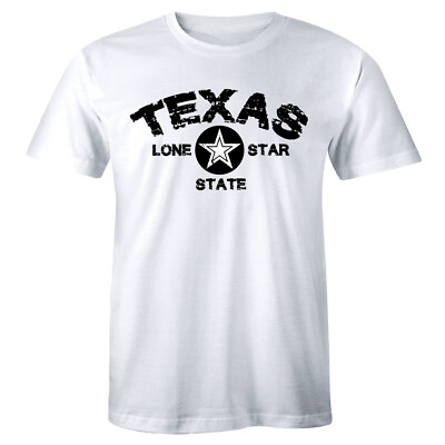 #ad #ad Texas Lone Star State US University Sports Men#x27;s T shirt Tee $12.76