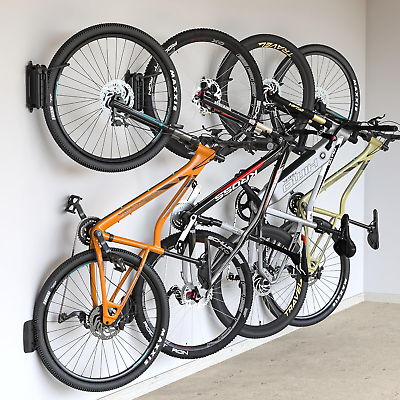 #ad Swivel Bike Wall Mount Bike Hangers for Garage Wall Mount Bike Rack Space Sav $163.23