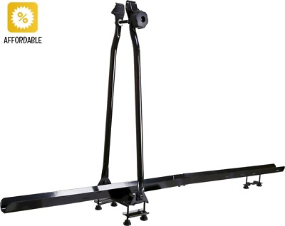 #ad Roof Bike Rack Black Aluminium Mount Lightweight Crossbars Car Carrier Fork $184.00