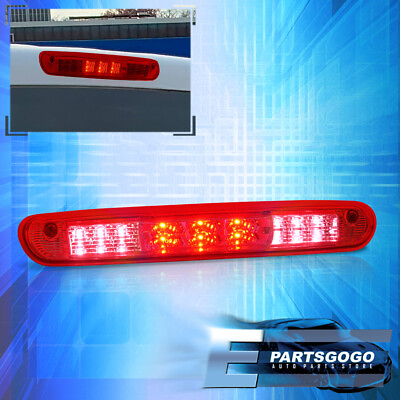 #ad #ad For 07 13 Chevy Silverado GMC Sierra 1500 LED 3RD Third Brake Light Lamp Red Len $13.99