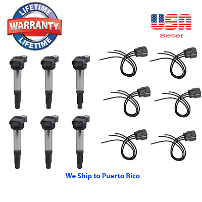 6 X Ignition Coil CONNECTORS for Camry Avalon Rav4 Sienna Venza RX350 ES350 $76.00