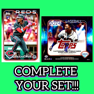 #ad 2024 Topps Series 1 Baseball Complete Your Base Set Pick Any Cards #176 350 🔥 $0.99