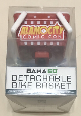 Mini Detachable Bike Basket: Click It On For A Ride Click It Off When You Arrive $4.89