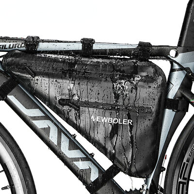 #ad Bicycle Bag Rainproof Large Capacity MTB Road Bike Frame Bag Triangle Pouch $29.41