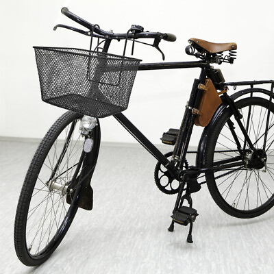 #ad Bike Cargo Rack Basket Rear Front Folding Basket $18.49