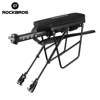#ad #ad Rockbros MTB Bike Rear Rack Aluminum Alloy Multi functional Rack Bag With Fender $19.99