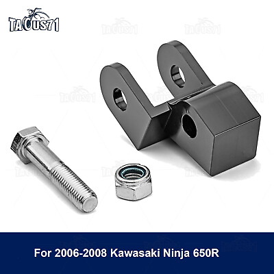 For 06 08 Kawasaki Ninja 650R EX650A Black 2quot; Rear Inch Lowering Link Kits $41.98
