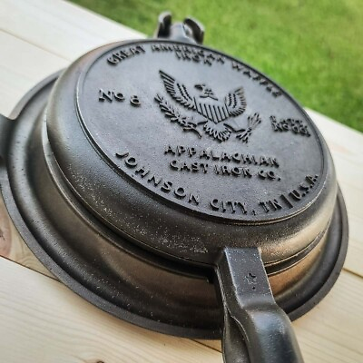 #ad #ad Vintage Inspired Cast Iron Waffle Iron Stovetop Waffle Maker Made in USA $179.95