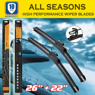 #ad 26quot; 22quot; Fit For Honda Odyssey 2005 2018 Windshield Wiper Blades $7.85