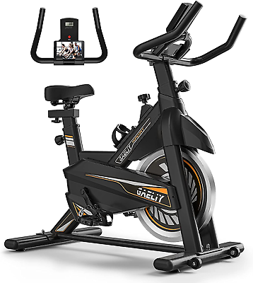 #ad #ad Exercise Bike Indoor for Home Gym Workout with Belt Drive Digital Display $437.99