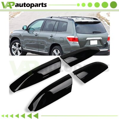 #ad For 2008 2013 Toyota Highlander Set Roof Rack Rails Cover End Shell Replace $21.24