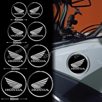 #ad #ad Motorcycle 3D Fuel Tank Emblem Decals for Wing Honda Bike Badge Racing Stickers $7.60