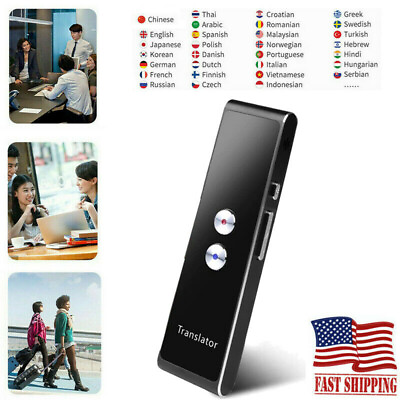 #ad #ad Portable Smart Two Way Real Time 40 Multi Languages Translator Instant Voice US $29.79