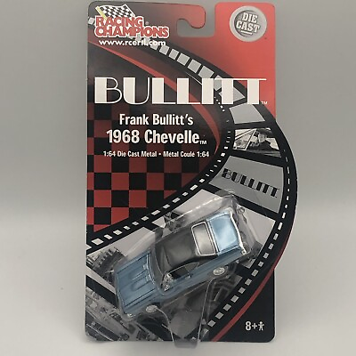 #ad Racing Champions Bullitt Frank Bullitt#x27;s 1968 Chevelle Steve McQueen Diecast Car $12.99
