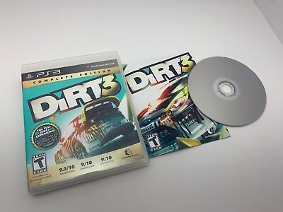#ad Dirt 3 Complete Edition PS3 Clean Disc Tested Sony PlayStation 3 2012 C $14.59