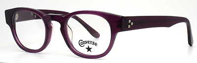 #ad CONVERSE Z001UF Purple Girls Kids Round Full Rim Eyeglasses 46 22 140 B:37 $39.99