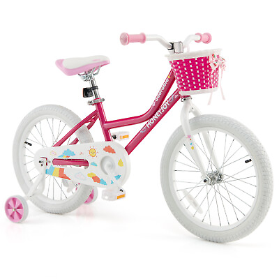 18quot; Toddler amp; Kids Bike Kids Bicycle w Training Wheels for 6 8 Year Old Kids $135.49
