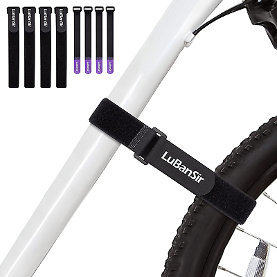 #ad #ad 8 Pack Adjustable Bike Rack Straps Keep Bike Wheels Stable 8quot; amp; 24quot; Lengths $17.09