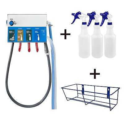 #ad 4xproducts Bottleamp;Mop Bucket Chemical Proportioner with Wall Rack 8134 9002 $135.00