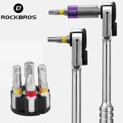 #ad ROCKBROS Bike Tools Bicycle Torque Drive Socket 4N.m 5N.m 6N.m Torque Tool $8.99