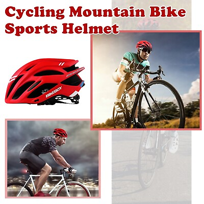 #ad Unisex Bicycle Helmet Road Cycling Mountain Bike Sport Safety Red Elegant Design $22.77