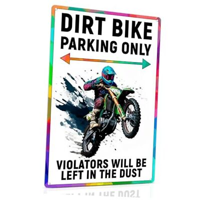 #ad #ad Dirt Bike Accessories Decor Dirtbike Motocross Gifts for Boys Dirt Bike Sign $21.03