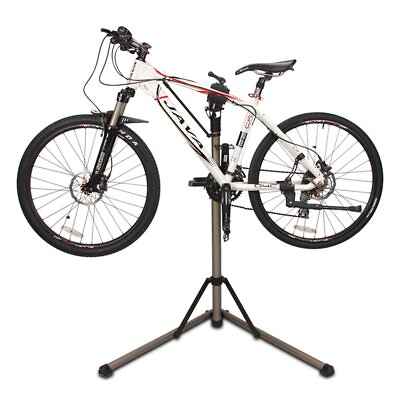 #ad #ad Bike Rack Holder Storage Bicycle Repair Stand Aluminum Alloy Bike Work Stand $374.57